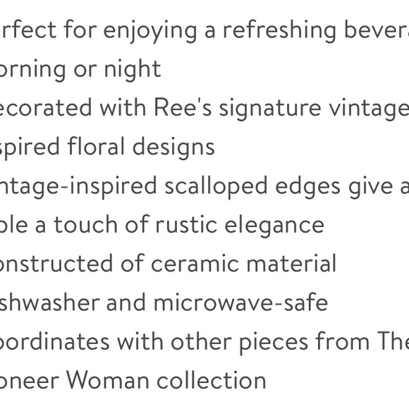 2 Left 🌺 New Pioneer Woman (1) Sweet Romance Blossom Mug, 17-Ounces, Large - Picture 3 of 9